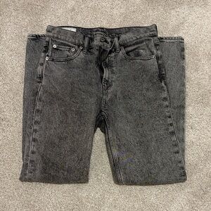 GAP Women's High Rise Gray Acid Wash Jeans